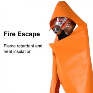 Full-Body Fire Cape Double Silicone Coating