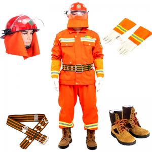 Forest Fire Rescue Suit 6PCS
