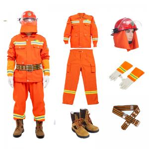 Professional Firefighter Protective Suit 6PCS