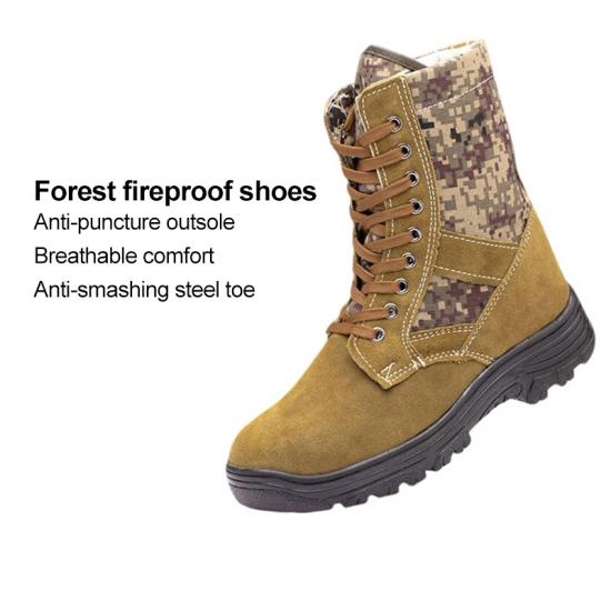 Fire-Resistant Rescue Shoes Anti-Smash Outsole