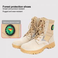 Sand Flame-Retardant Canvas Rescue Combat Boots