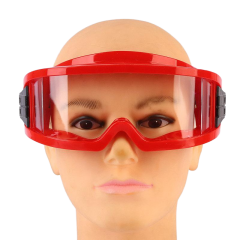 Red Protective Glasses Clear Vision