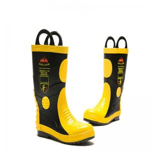 Steel Plate Puncture-Proof Firefighting Boots