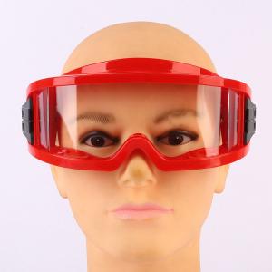 Red Fire Protection Goggles Fire Scene