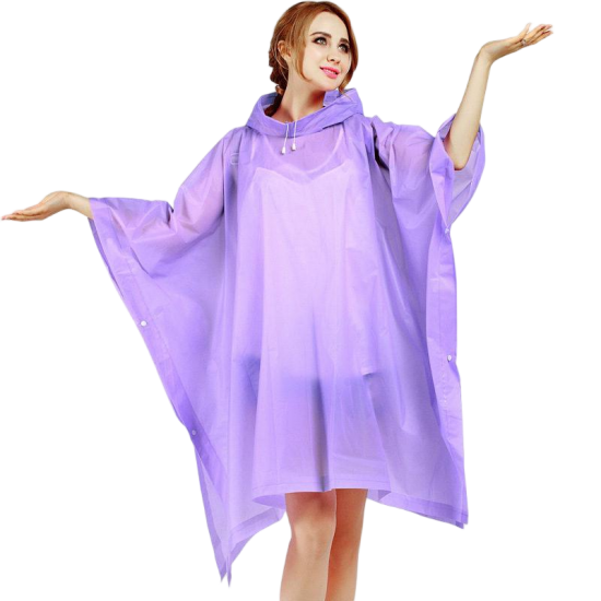 Blue rescue raincoat Secure side buckle