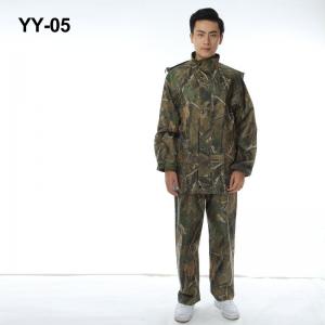 Military-Grade Camo Raincoat Waterproof Set