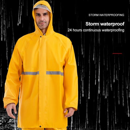 Rescue Raincoat Reflective Flood Suit