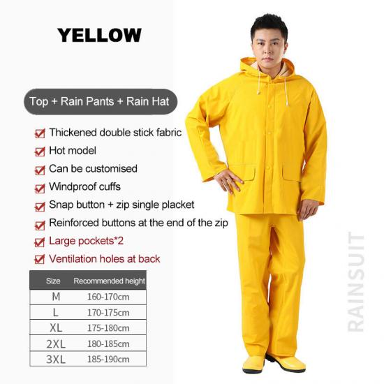 Heavy Rain Professional Disaster Raincoat