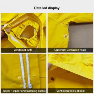 Emergency Rescue Ventilated PVC Raincoat