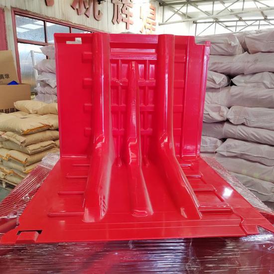 Efficient Water Blocking Red Warning