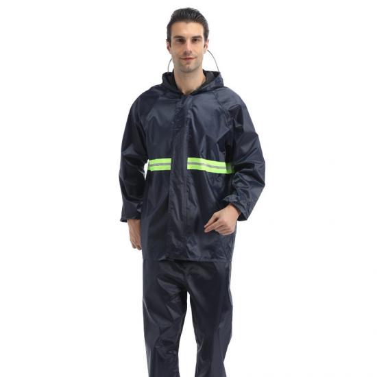 Navy Disaster Rescue Reflective Raincoat
