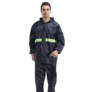 Navy Disaster Rescue Reflective Raincoat