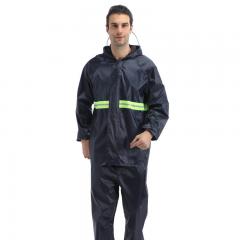 Navy Disaster Rescue Reflective Raincoat