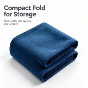 solid color Raschel relief blanket