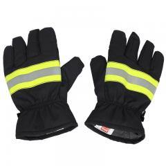 Black Thickened Firefighting Rescue Gloves
