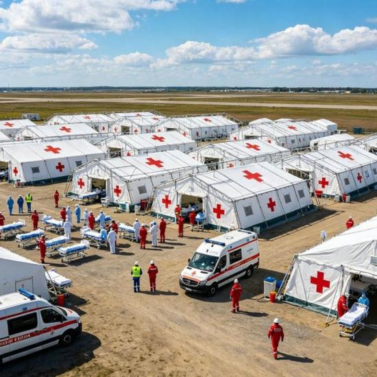 Galvanized Steel Emergency Relief Shelter