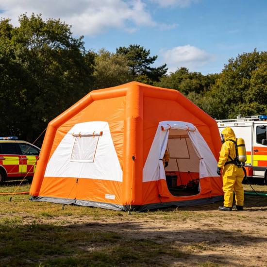 Inflatable Emergency Hazmat Decontamination Tent