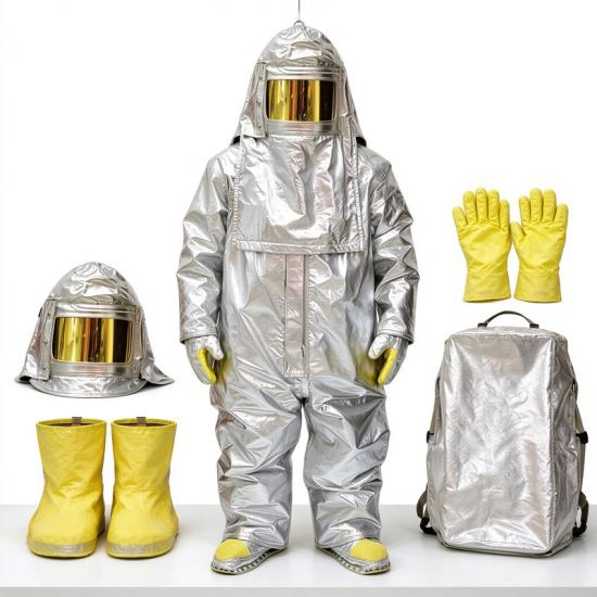 Aluminized Heat Protective Suit For Steel Mill