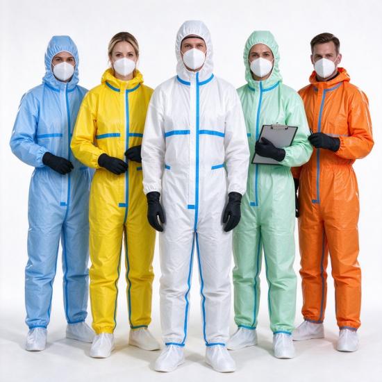 Disposable Type 5/6 SMS Chemical Coverall