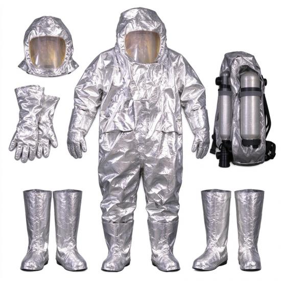 Dual Fire And Chemical Barrier Protective Suit