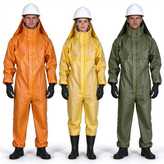 Semi Encapsulated Chemical Protective Suit