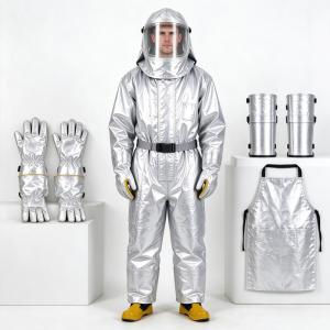 Aluminized Heat Resistant Coverall For Foundry Work