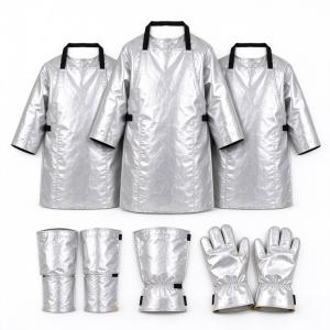 Aluminized Heat Resistant Apron For Foundry Hot Work