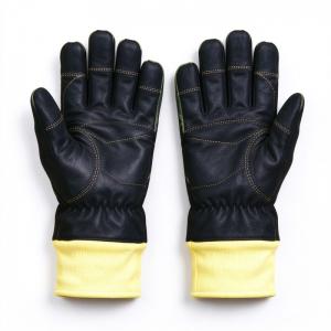 Cowhide Heat Resistant Firefighting Gloves