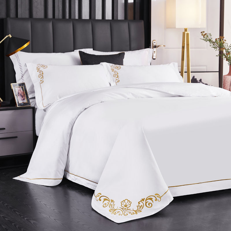 How to clean the white bed sheets of the hotel?